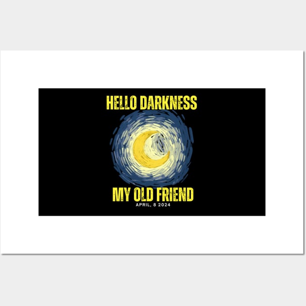 STARY HELLO DARKNESS MY OLD FRIEND Wall Art by Lolane